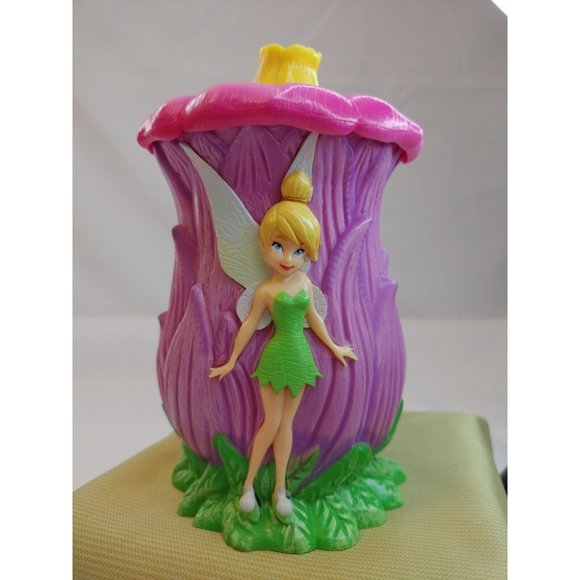 Disney On Ice Tinkerbell Souvenir Flip Top Mug Cup 6.5" - Picture 1 of 5